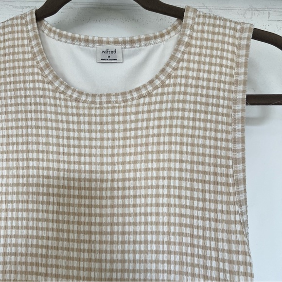 SOLD - Wilfred by Aritzia Gingham Midi Dress - Picture 7 of 9